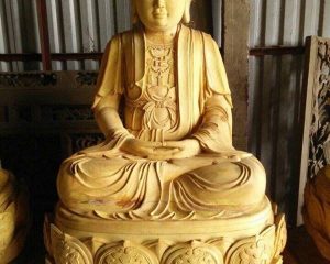 Đồ Thờ Tượng Phật Bằng Gỗ Mít