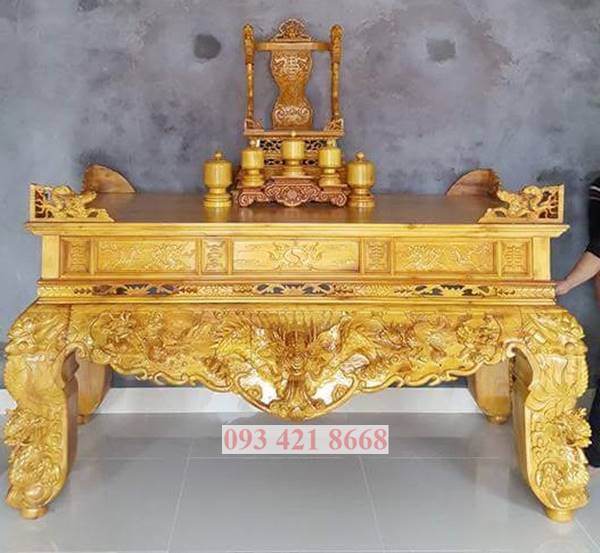 Những mẫu bàn thờ gỗ mít đẹp của Đồ thờ Sơn Đồng-2