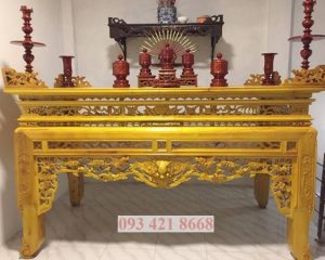 Những mẫu bàn thờ gỗ mít đẹp của Đồ thờ Sơn Đồng